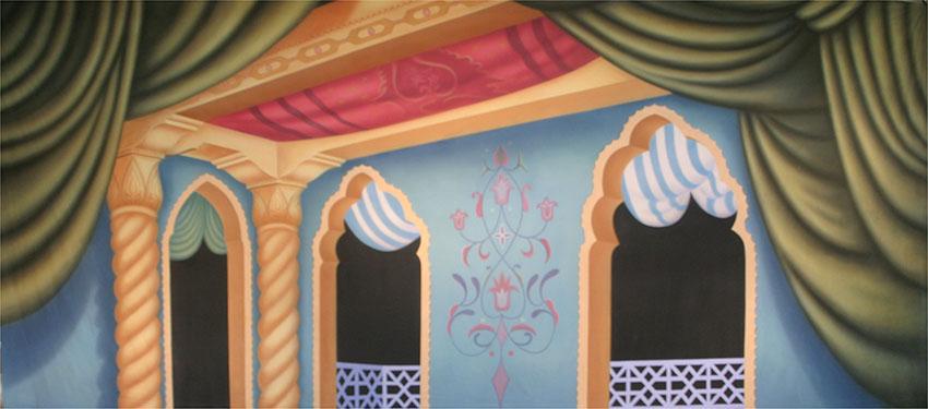 Arabian Palace Interior – Custom Backdrops | Grosh