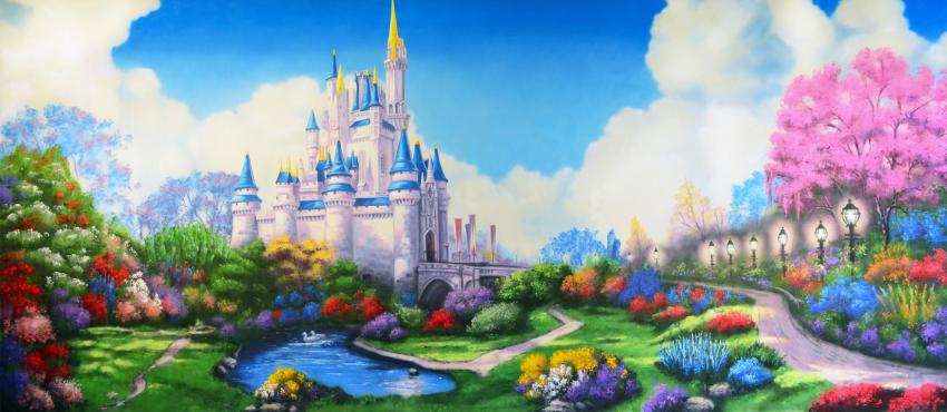 disney princess fairy tale castle