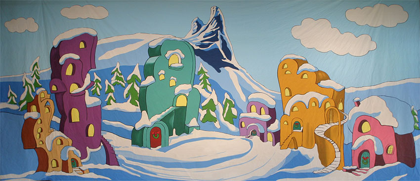 Whoville Musical Backdrops 