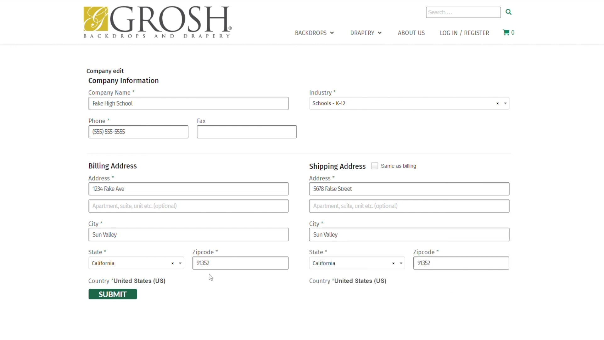 2. Fill Out Your Information