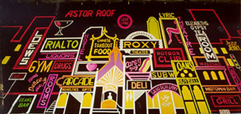 New York Street Montage backdrop ES1753