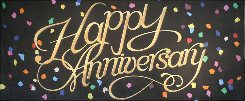 Happy Anniversary - Grosh Backdrops and Drapery