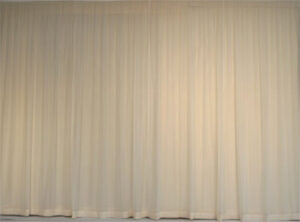 Oyster Chiffon Drape Backdrop