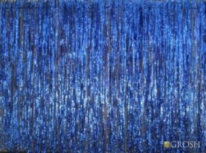 Blue Rain Curtain Backdrop