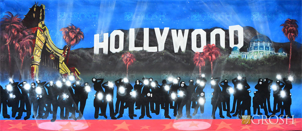 Resize Hollywood Paparazzi backdrop ES8203