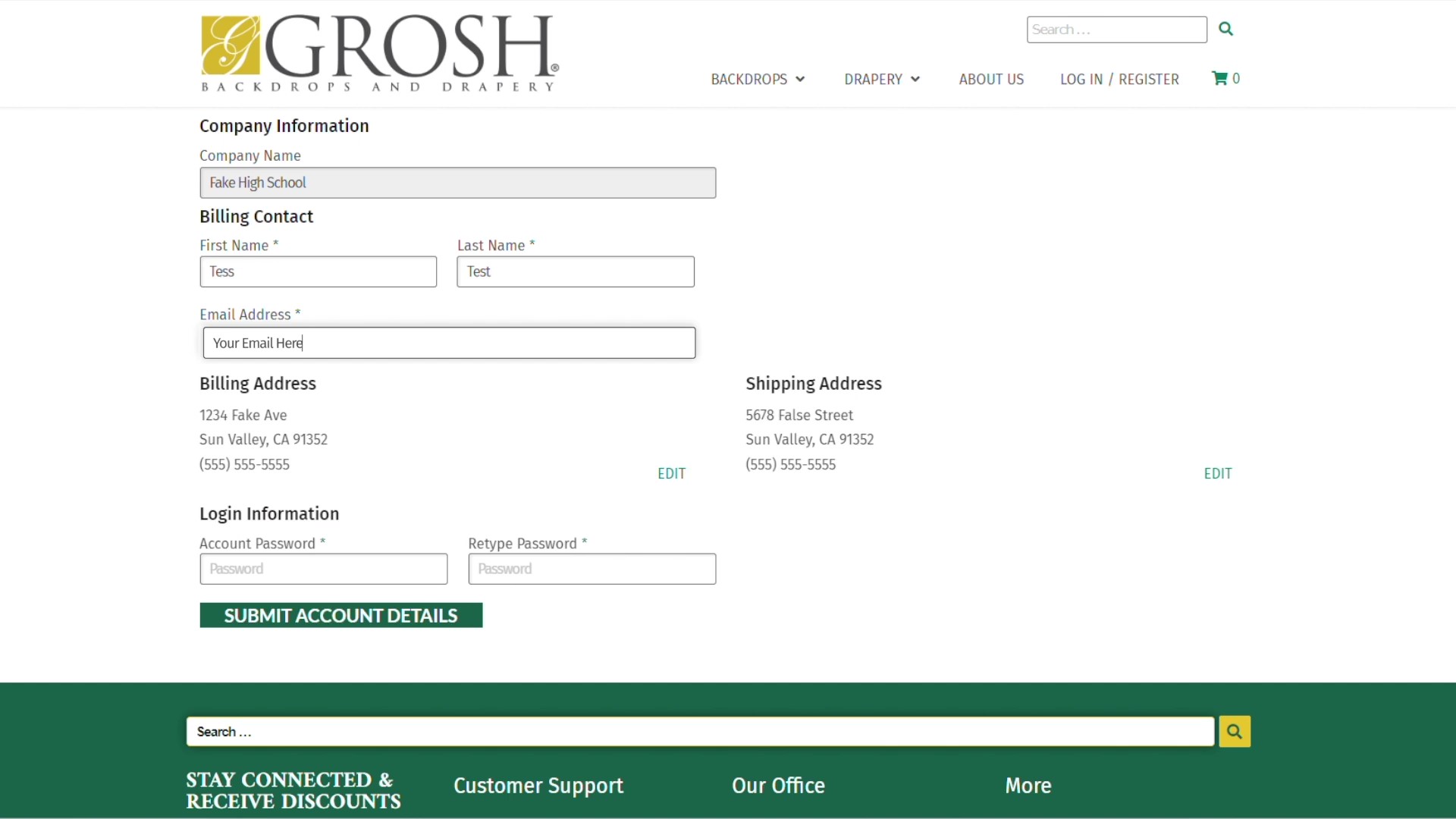 3. Enter Your Contact Information