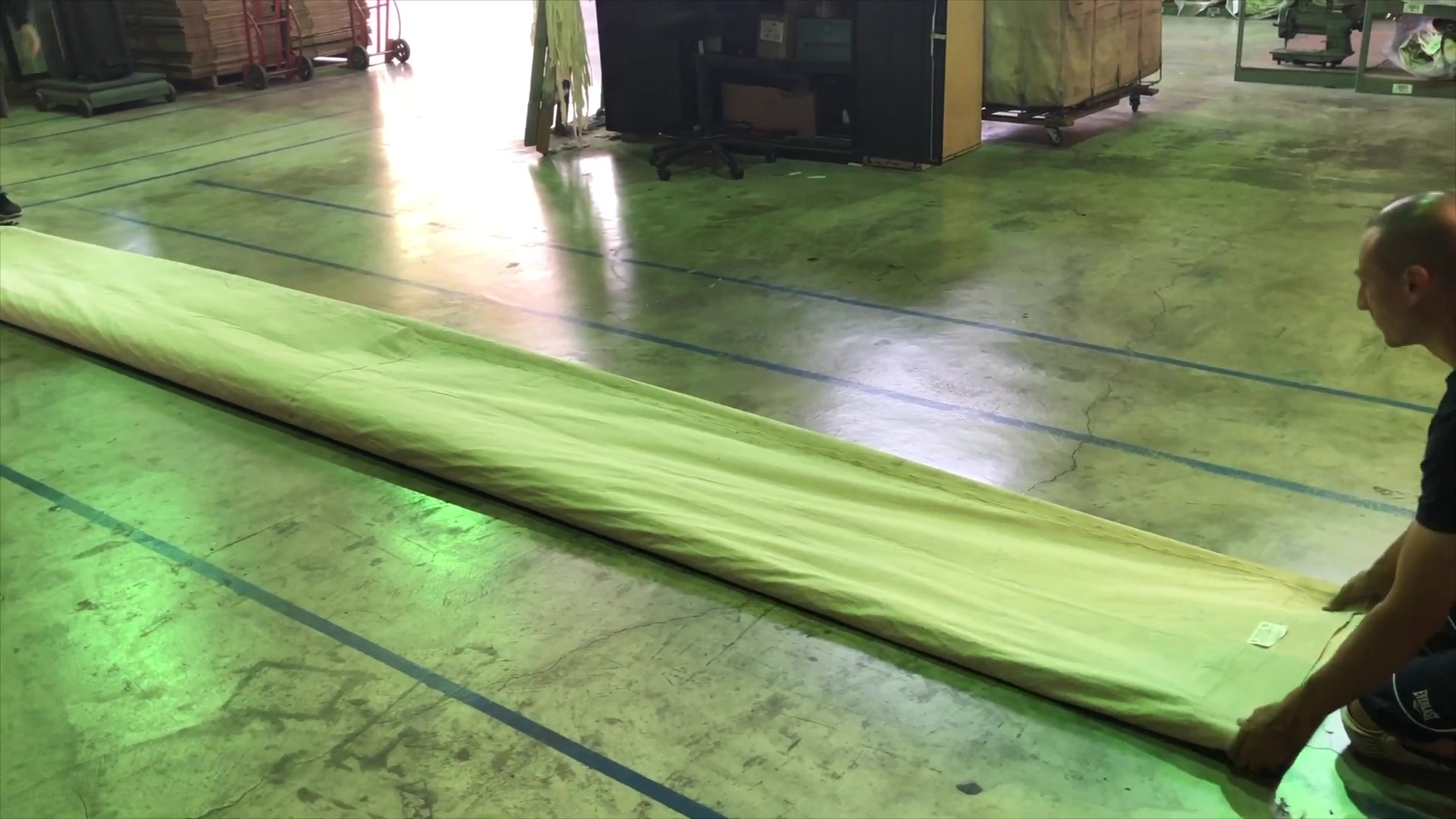 3. Fold over the drop