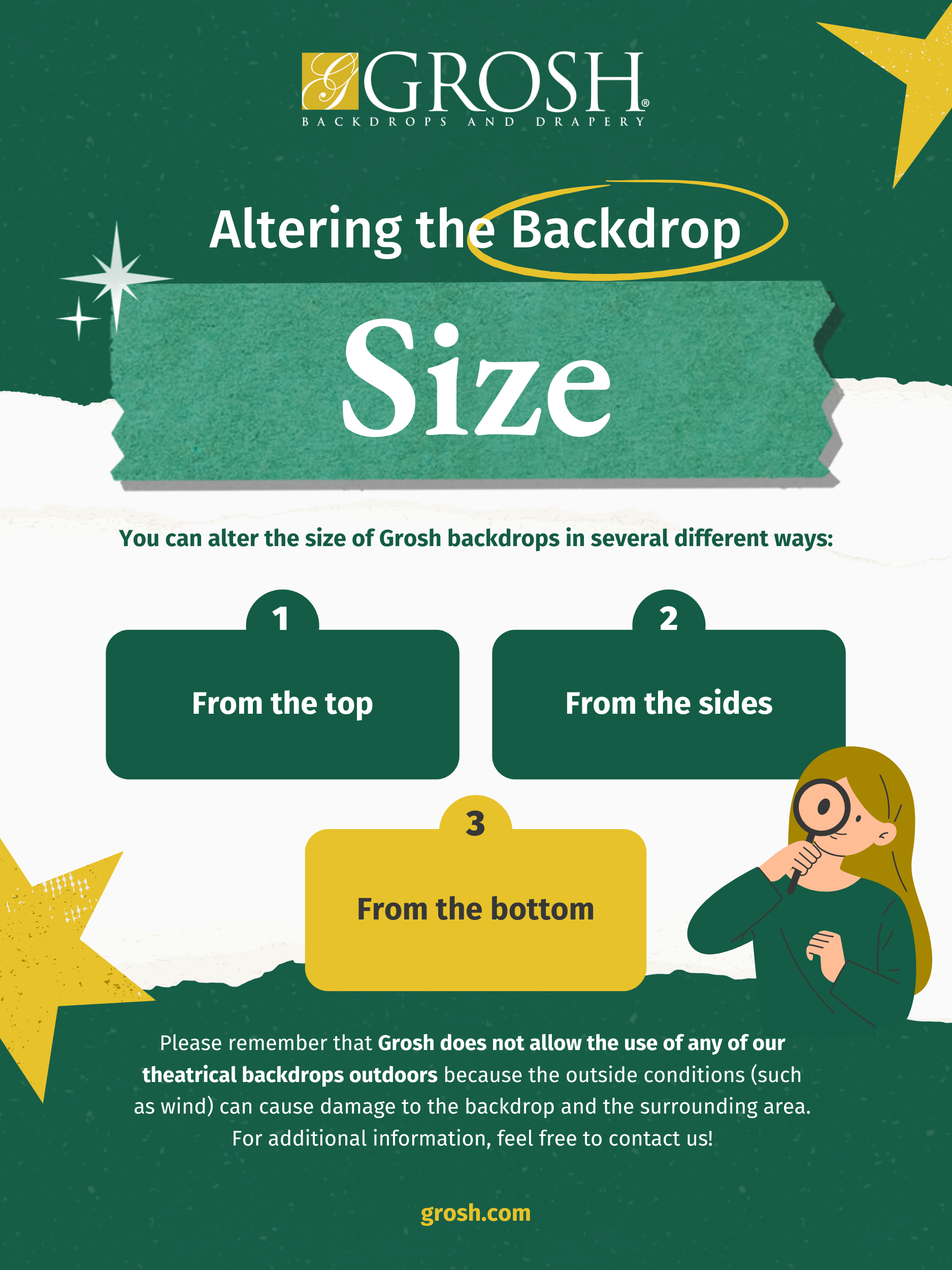 Altering the Backdrop Size