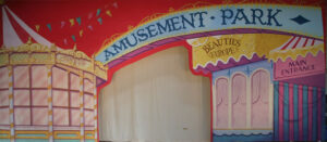 Amusement Park Arch Backdrop