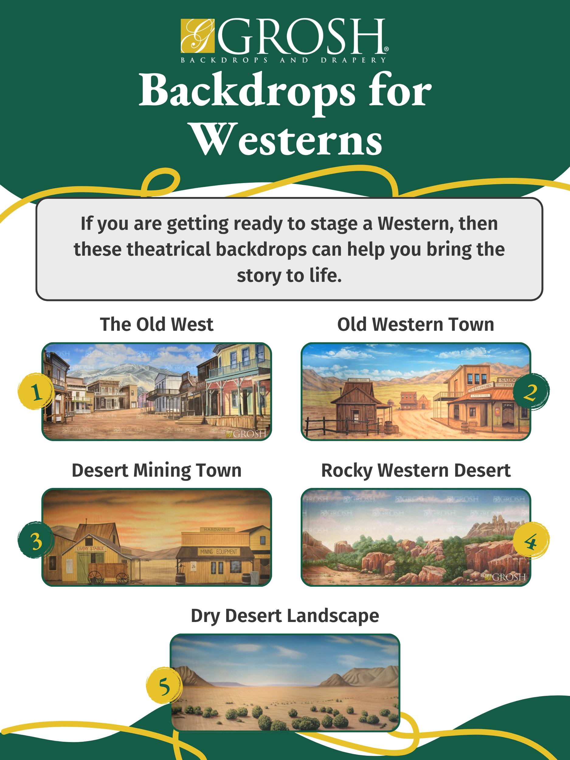 Backdrops for Westerns 1