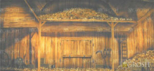 Rustic Barn Interior Backdrop