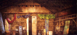 Barn Theater Interior Backdrop