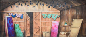 Barn Theater Interior Backdrop