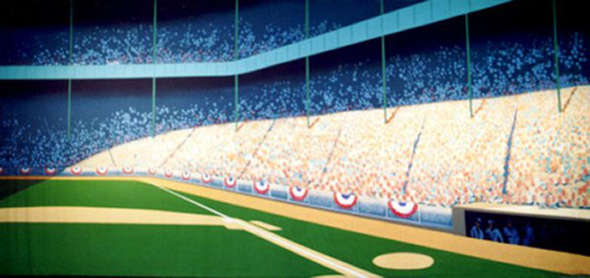 Baseball Stadium 3 Backdrop