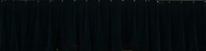 Black Velour Border Backdrop