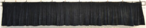 Black Velour Border Backdrop