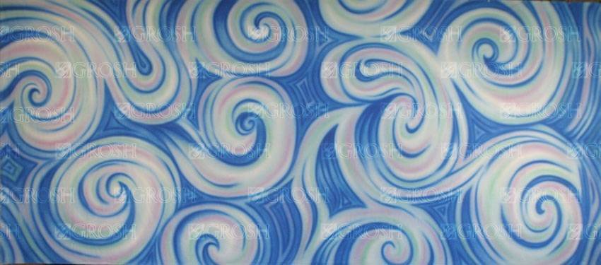 Blue Abstract Swirls