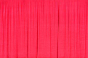 Bright Red Velour Backdrop
