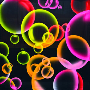 Neon Bubbles Backdrop