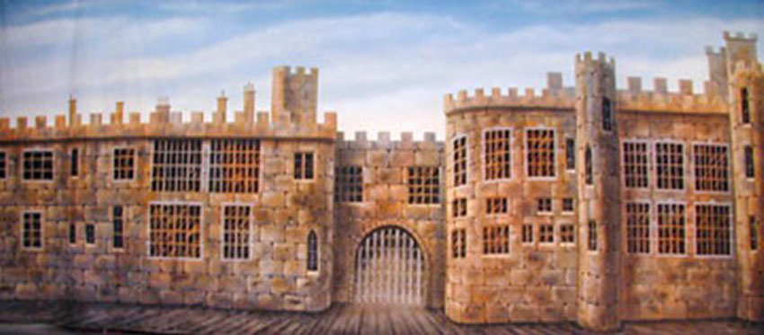 Medieval Castle Exterior Backdrop