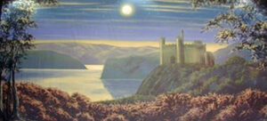 Swan Lake Castle Backdrop