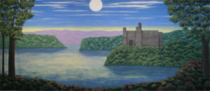 Swan Lake Castle Backdrop