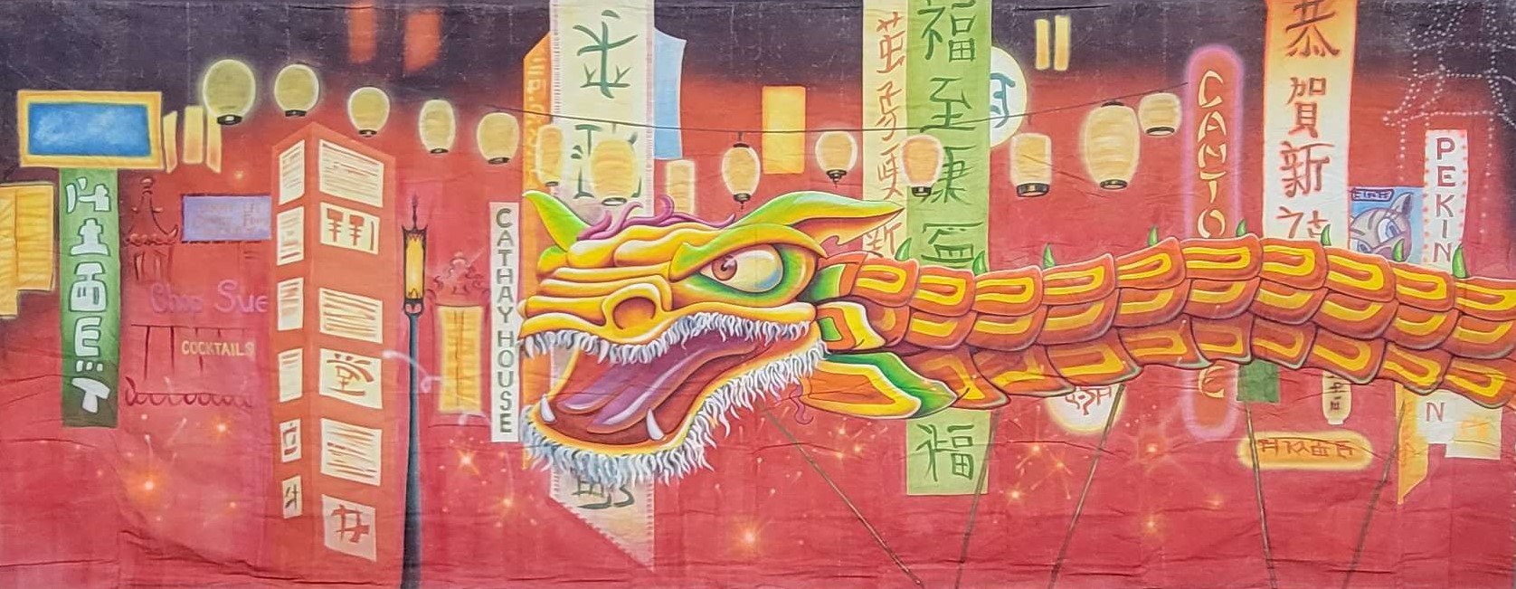 Chinese New Year Dragon Backdrop