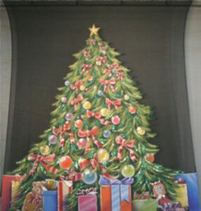 Christmas Tree Backdrop