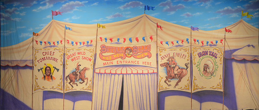 Circus Tent Exterior Backdrop