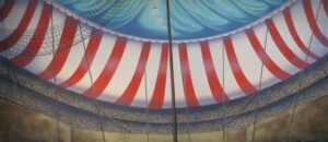 Circus Big Top Interior Backdrop