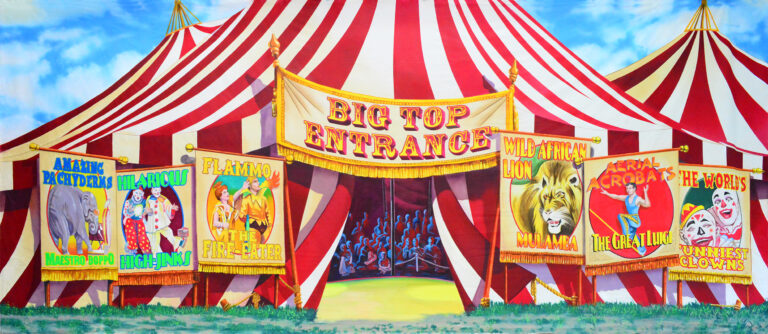 Circus backdrop ES8055