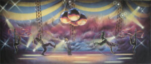 Cirque Performers Backdrop