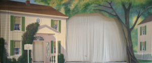 Colonial Style House Arch Backdrop