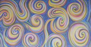 Colorful Abstract Swirls Backdrop