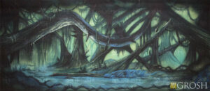 Dark Forest Backdrop