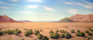 Dry Desert Landscape Backdrop