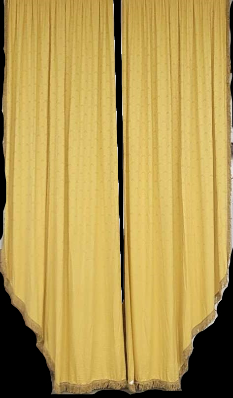 Gold Damask Leg Set Backdrop