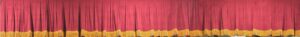 Burgundy Velour Border Backdrop