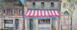 Parisian Storefronts Backdrop