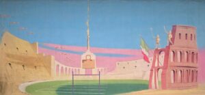 Stylized Coliseum Backdrop