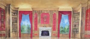 Regal Victorian Parlor Backdrop