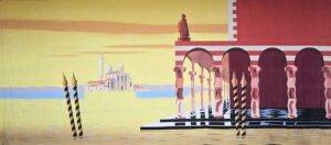 Stylized Venice Canal Backdrop