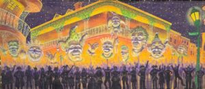Mardi Gras Celebration Backdrop