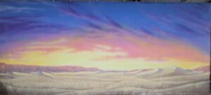 Desert Sunset Backdrop