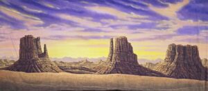 Monument Valley Landscape Backdrop