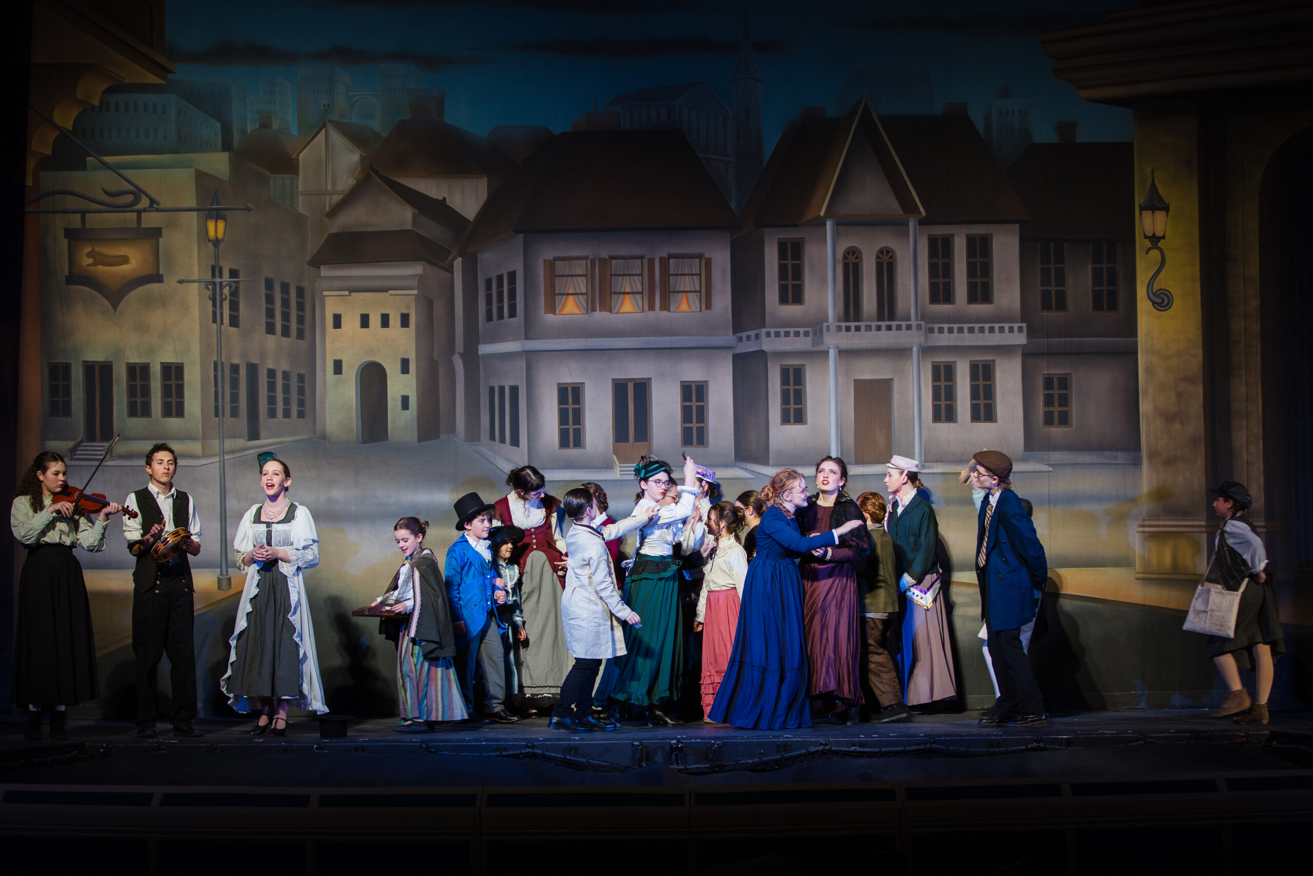 ES7065 Nighttime European Street 1 scaled