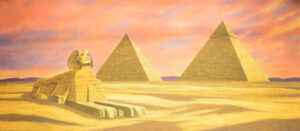 Pyramid Landscape Backdrop