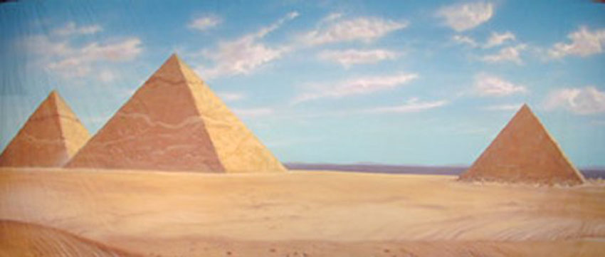 Daytime Egyptian Landscape Backdrop