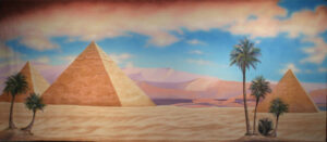 Egyptian Pyramid Landscape Backdrop