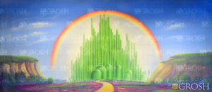 Wizard Emerald City Backdrop